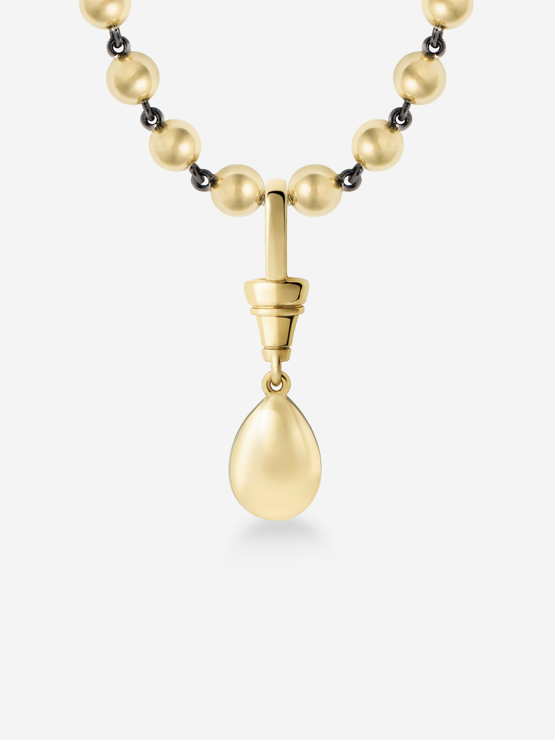 Ball n Chain 1.74ct Pear-Shaped Diamond Pendant View 3