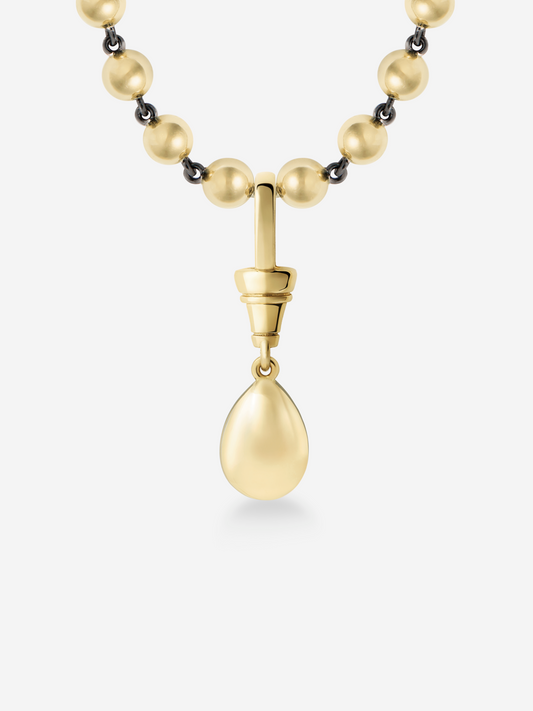 Ball n Chain 1.74ct Pear-Shaped Diamond Pendant View 3