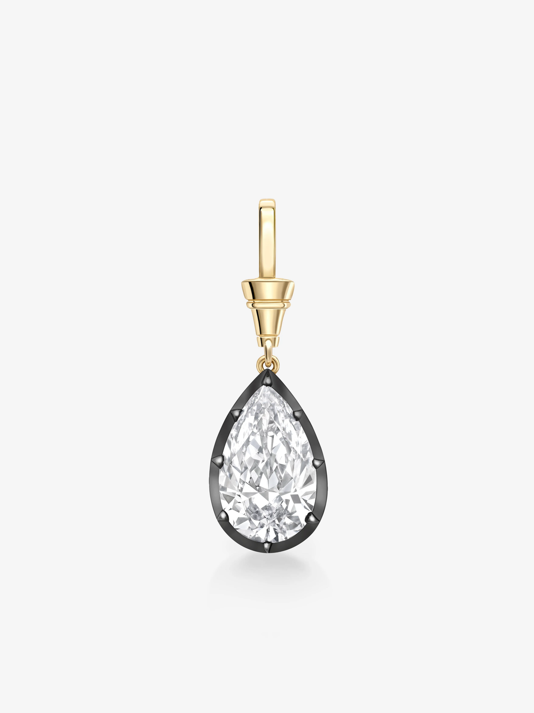 Ball n Chain 6.09ct Pear-Shaped Diamond Pendant  View 1