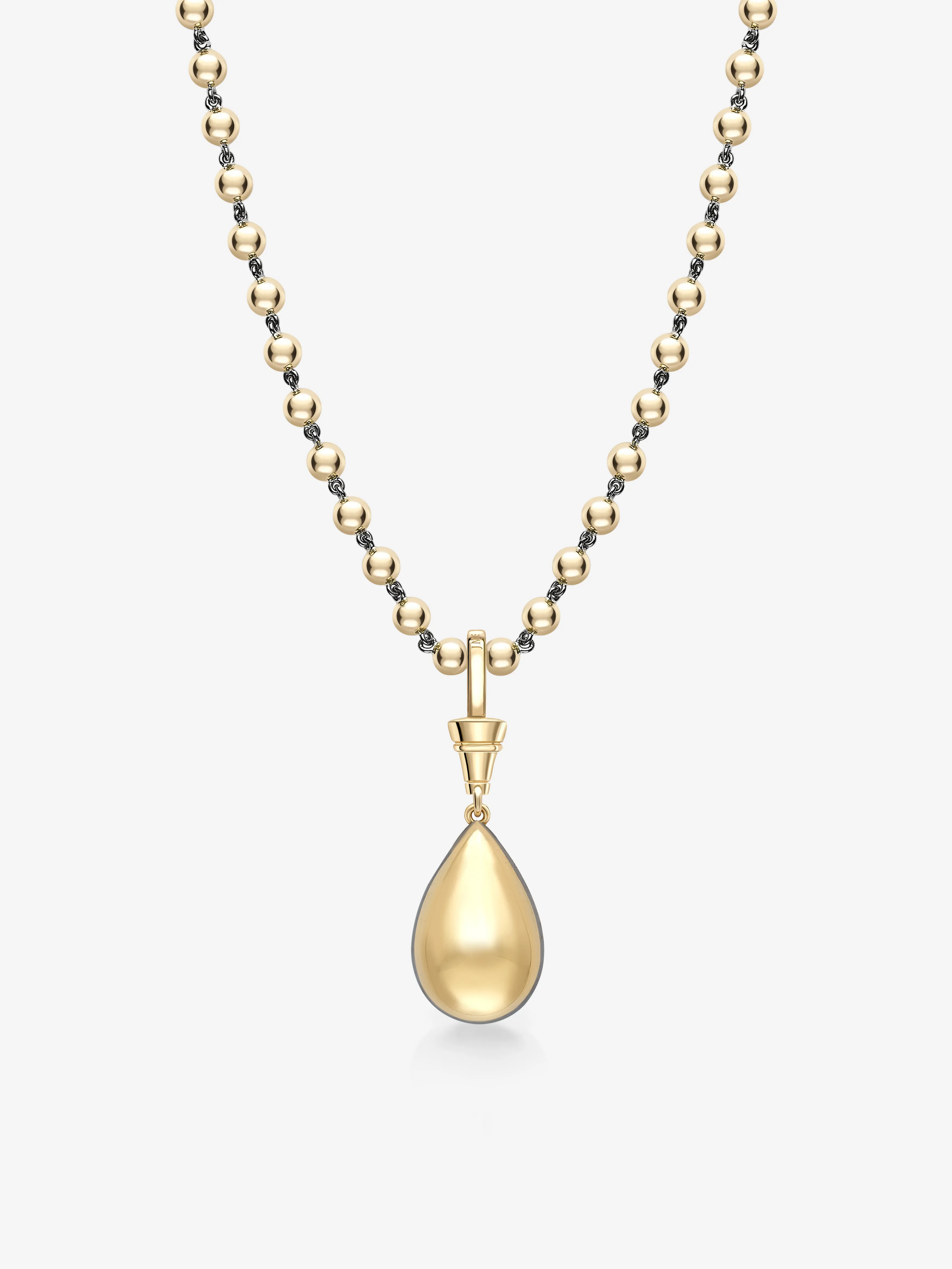 Ball n Chain 6.09ct Pear-Shaped Diamond Pendant View 3