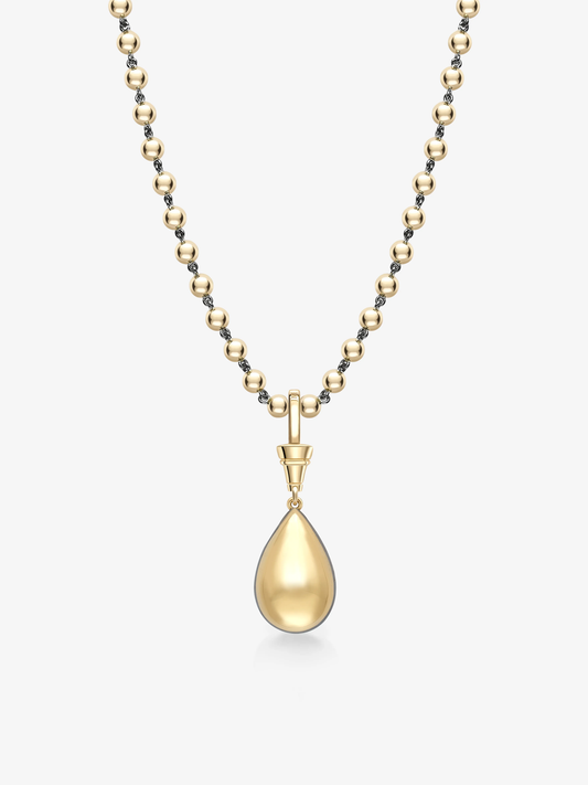 Ball n Chain 6.09ct Pear-Shaped Diamond Pendant View 3