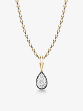Ball n Chain 6.09ct Pear-Shaped Diamond Pendant