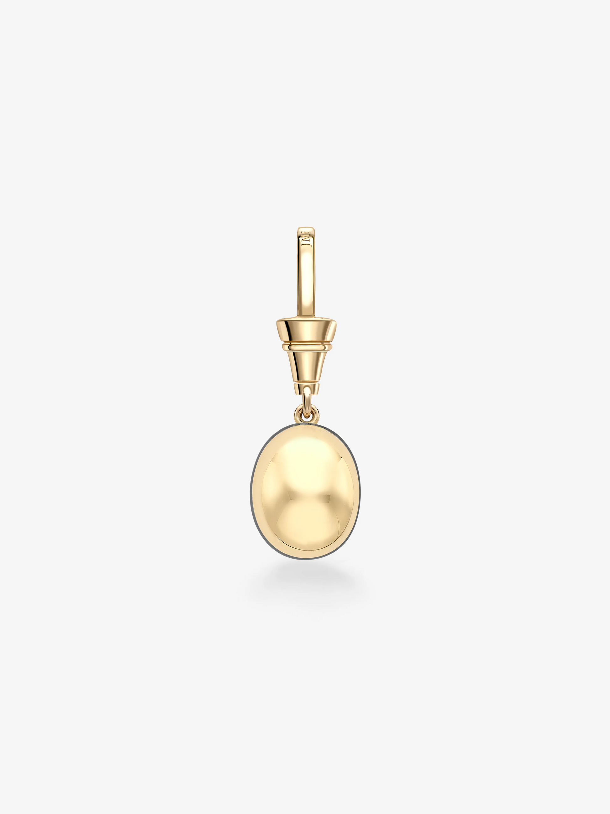 Ball n Chain 3.13ct Oval Emerald Pendant View 3