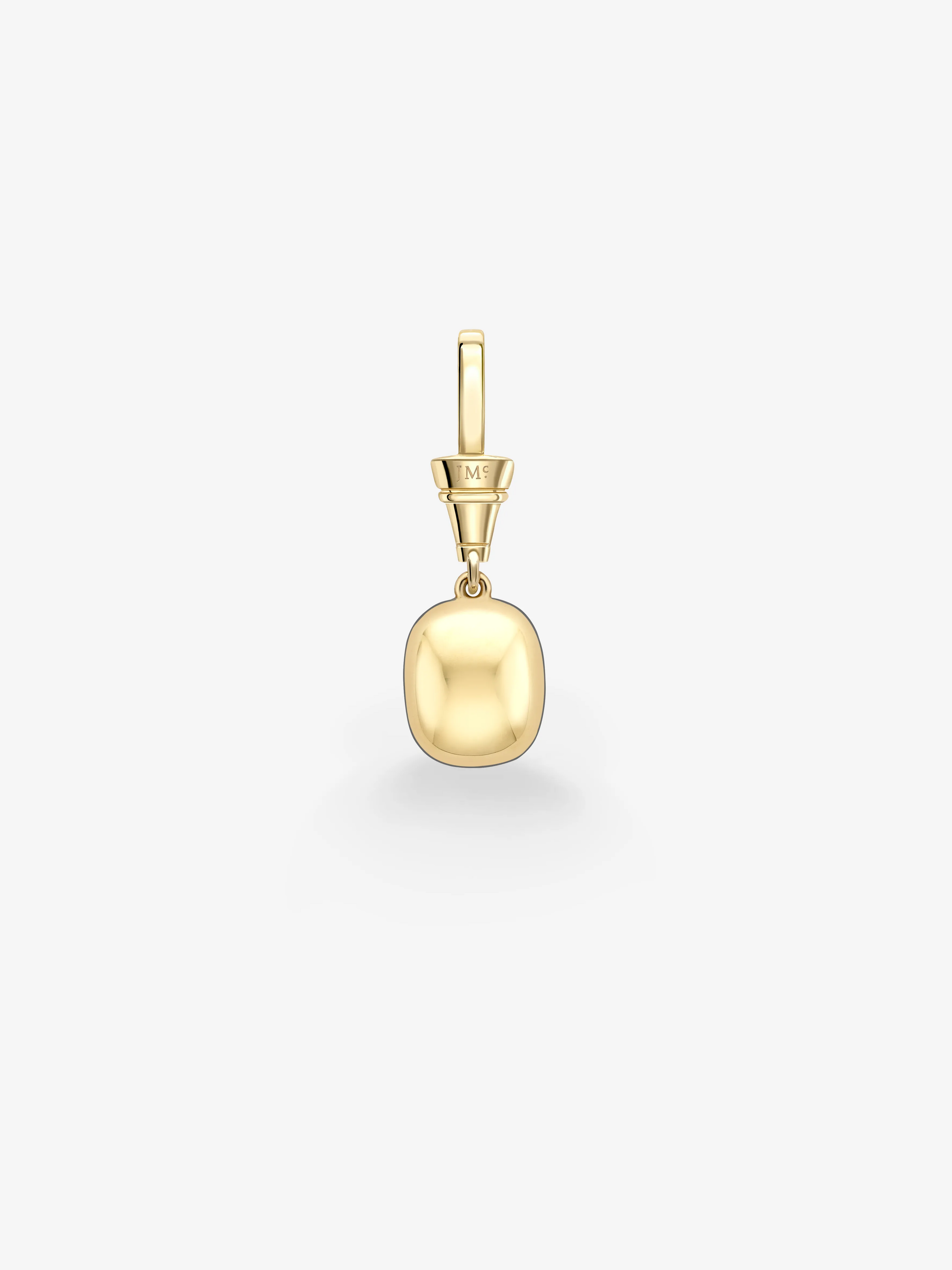 Ball n Chain 3.95ct Cushion Cut Sapphire Pendant View 4