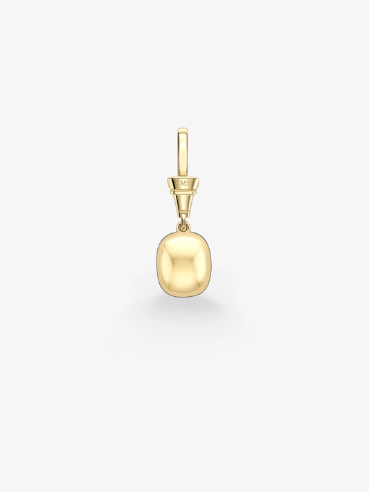 Ball n Chain 3.95ct Cushion Cut Sapphire Pendant View 4