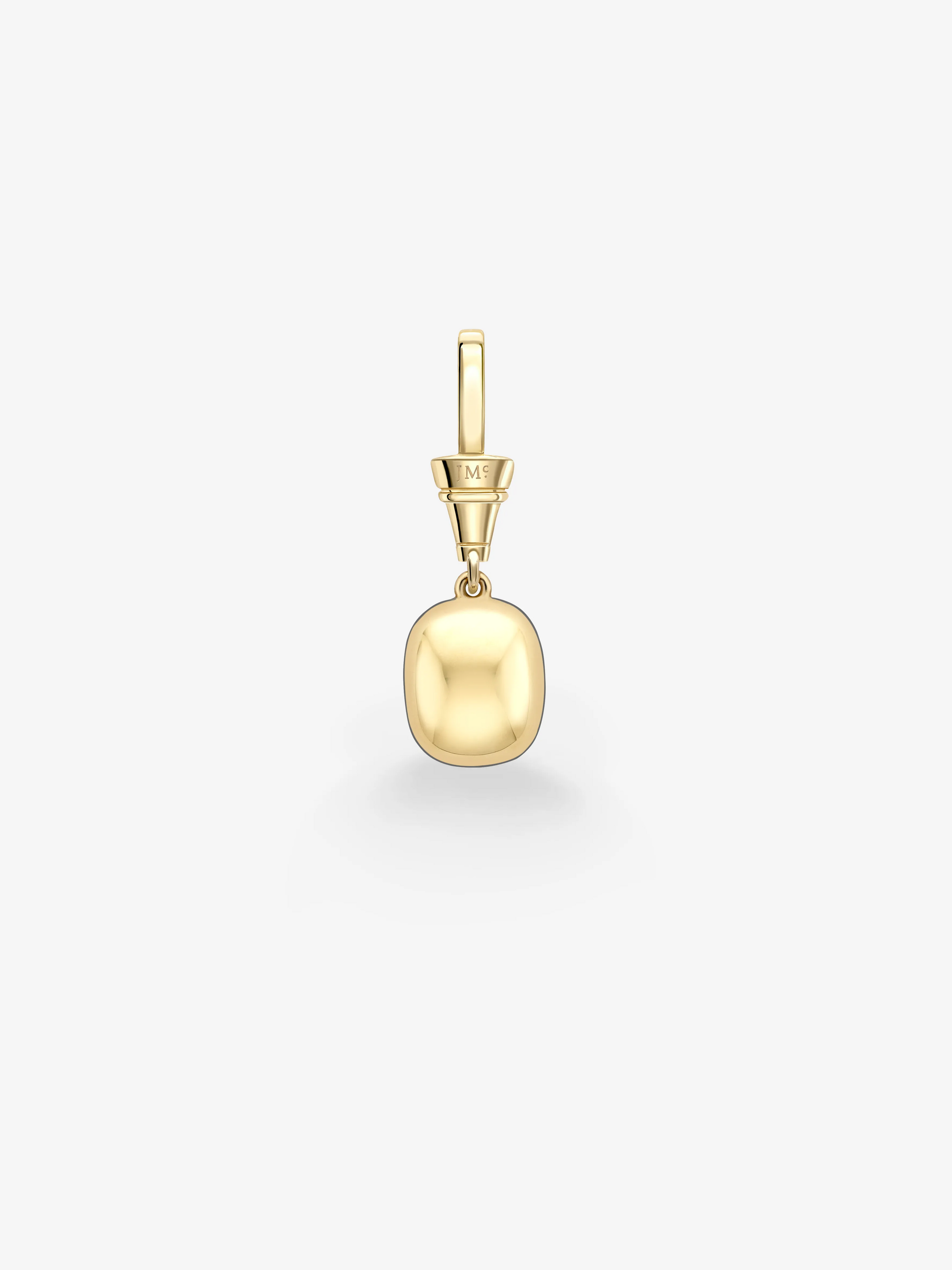 Ball n Chain 4.45ct Cushion Cut Sapphire Pendant View 5