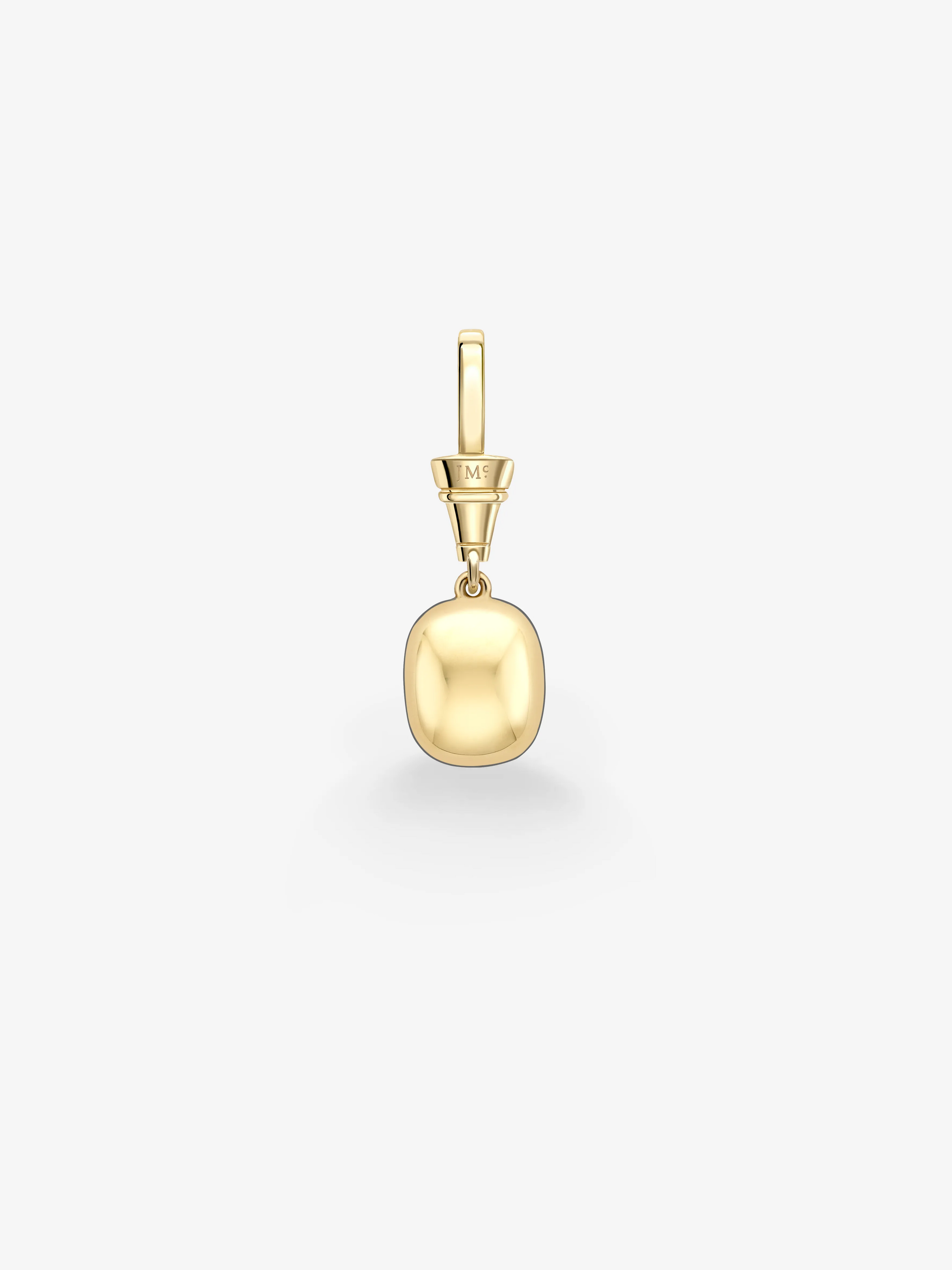 Ball n Chain 4.45ct Cushion Cut Sapphire Pendant View 5