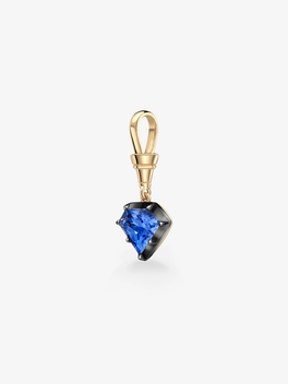 Ball n Chain 3.80ct Kite Sapphire Pendant