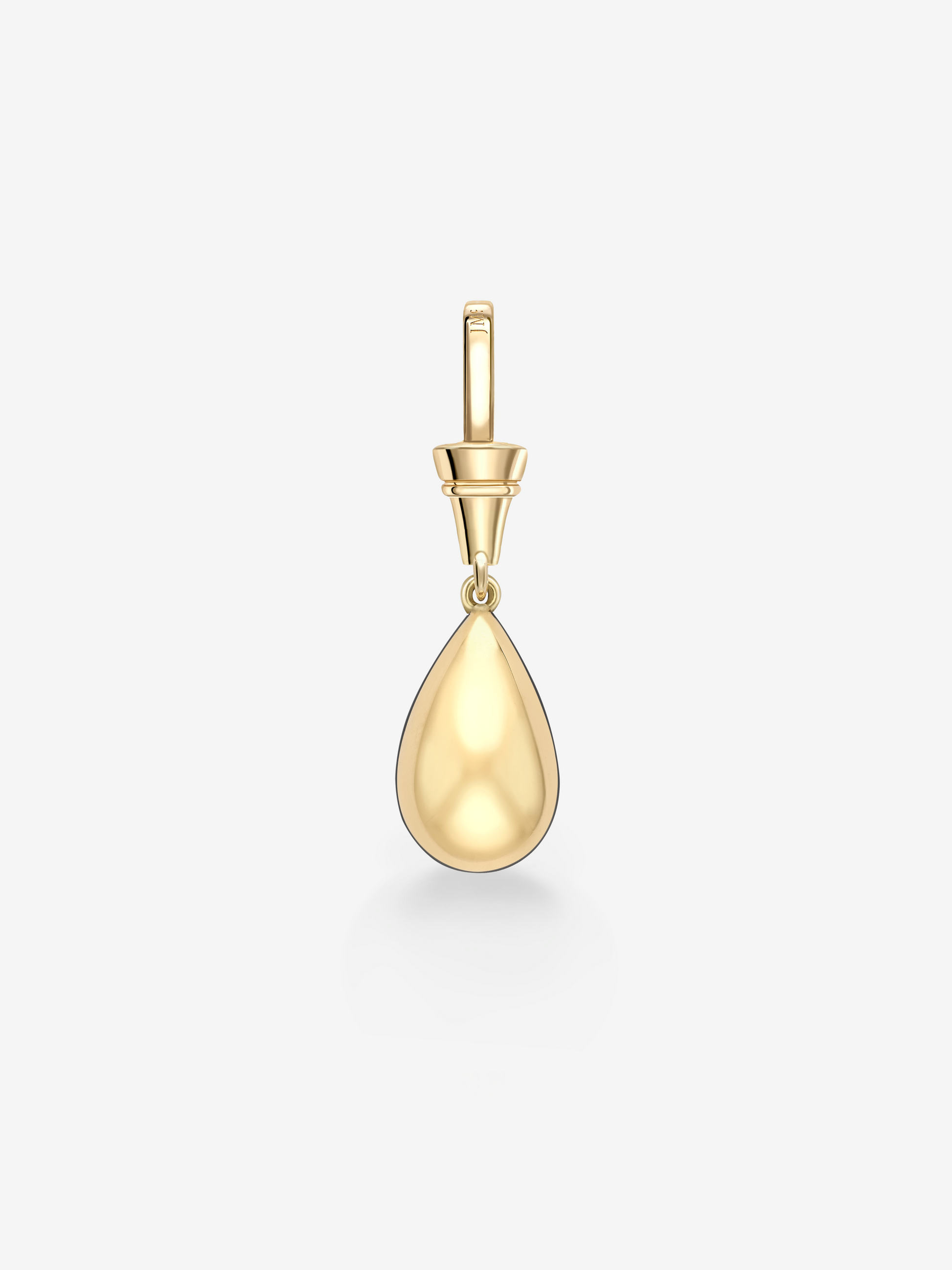 Ball n Chain 5.42ct Pear Shaped Sapphire Pendant View 5