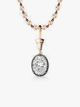 Ball n Chain 5.03ct Oval Diamond Pendant