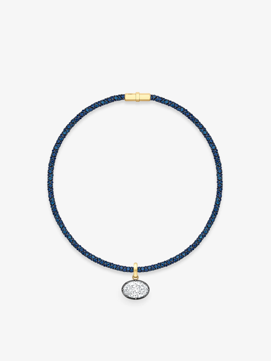 Tempest Narrow Sapphire Necklace View 2