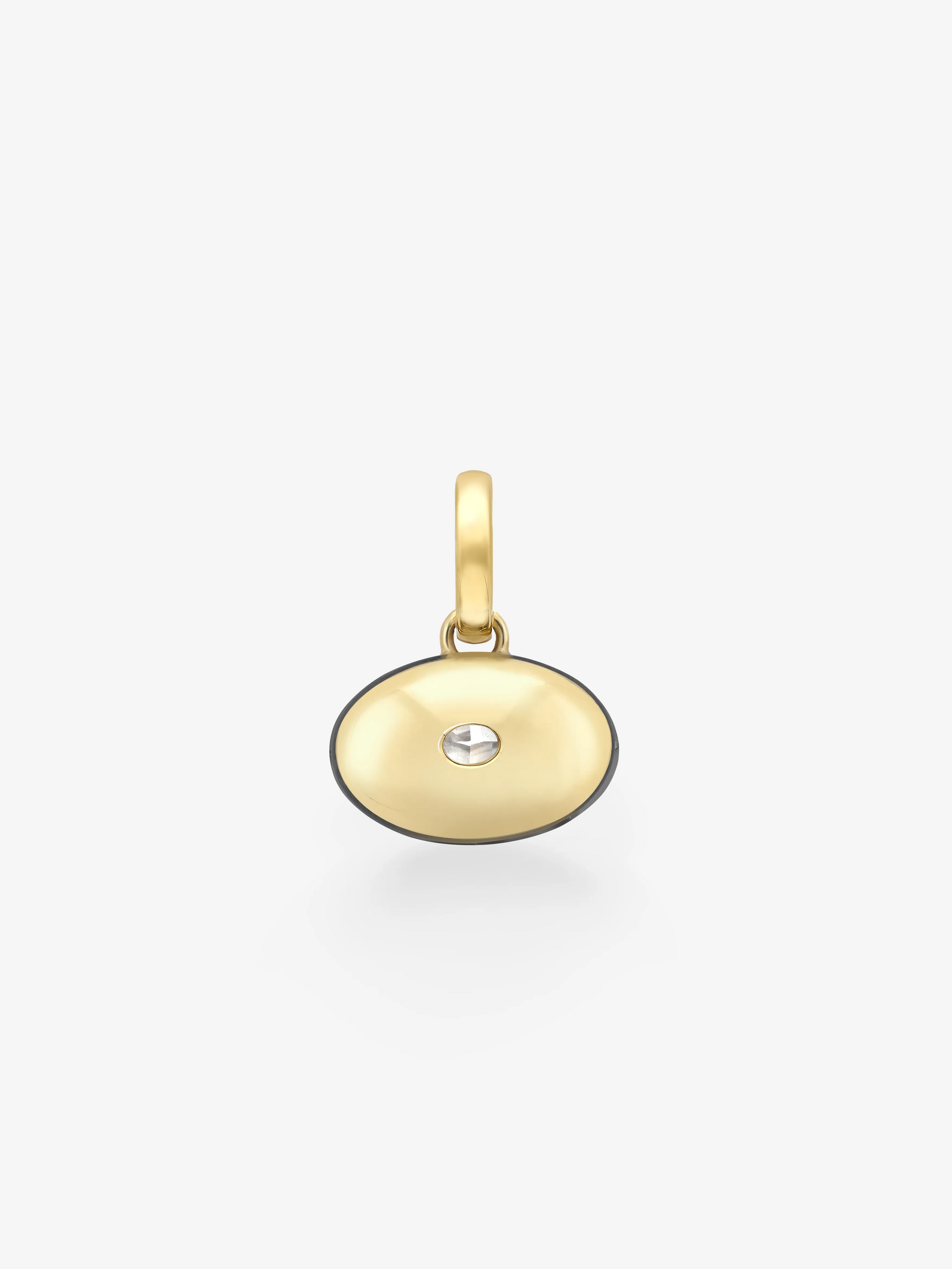5.09ct Oval Cut Diamond Torque Pendant View 2