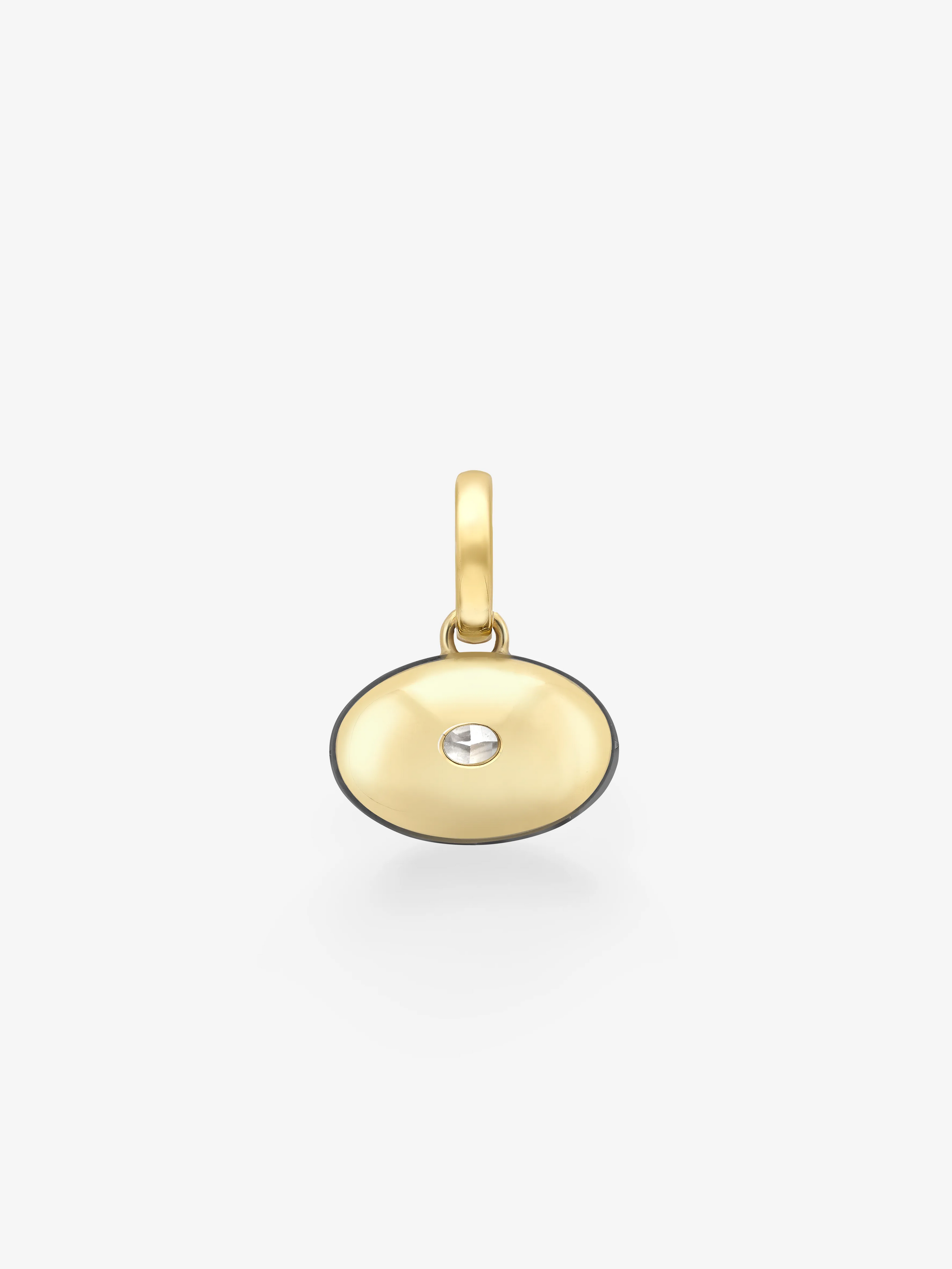 5.09ct Oval Cut Diamond Torque Pendant View 2