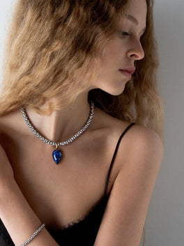 Tempest 18.35ct Pear-Shaped Sapphire Pendant