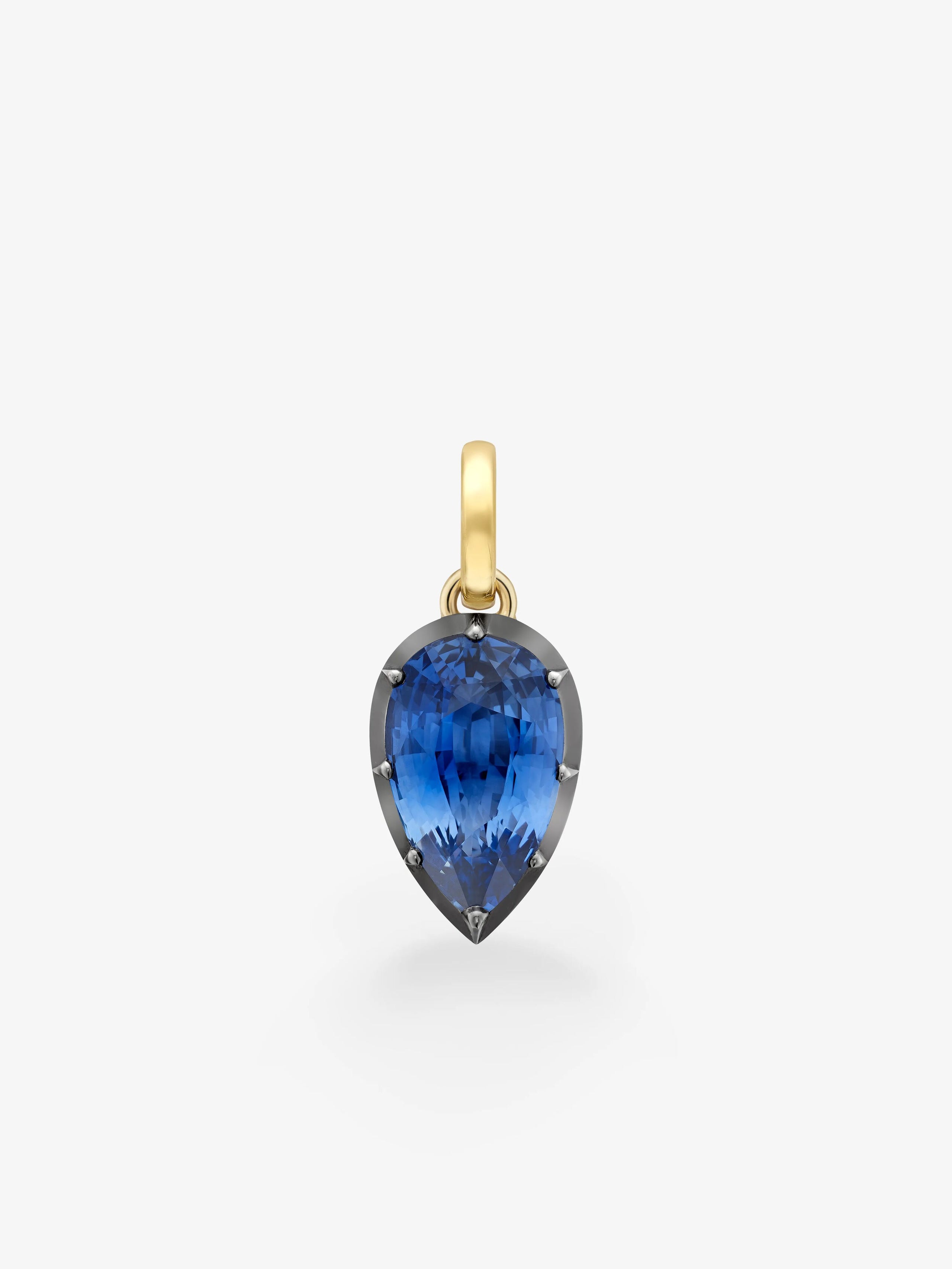 Tempest 18.35ct Pear-Shaped Sapphire Pendant View 1