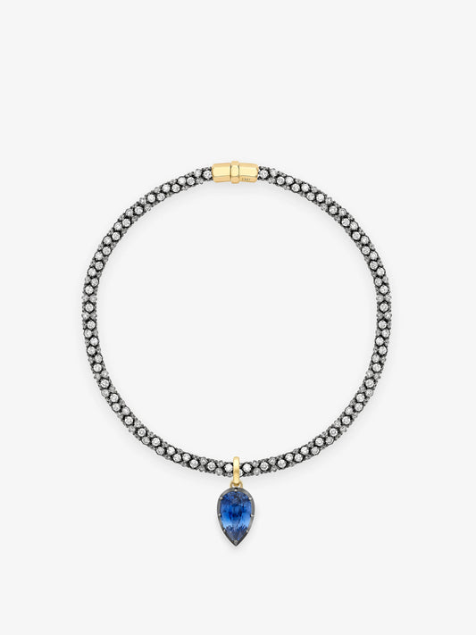 Tempest 18.35ct Pear-Shaped Sapphire Pendant View 2