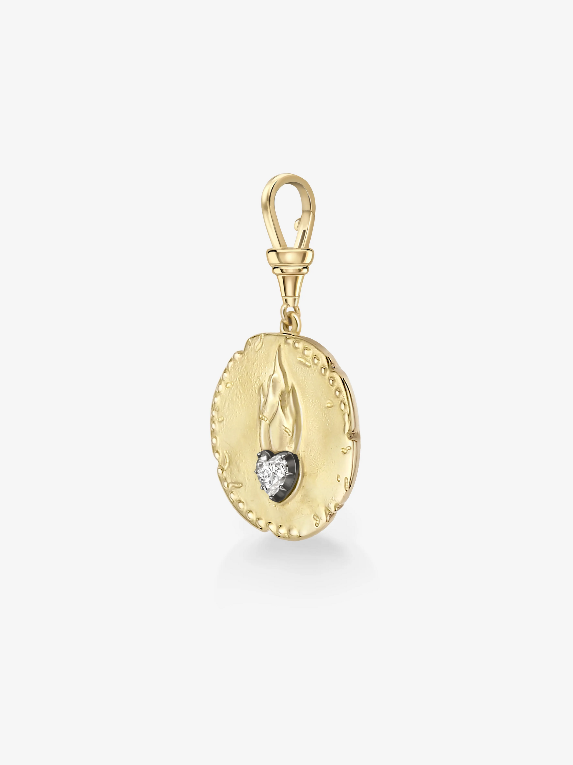 Medallions Wild at Heart Diamond Pendant View 4