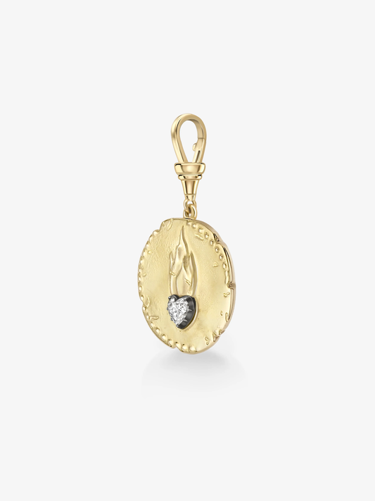 Medallions Wild at Heart Diamond Pendant View 4