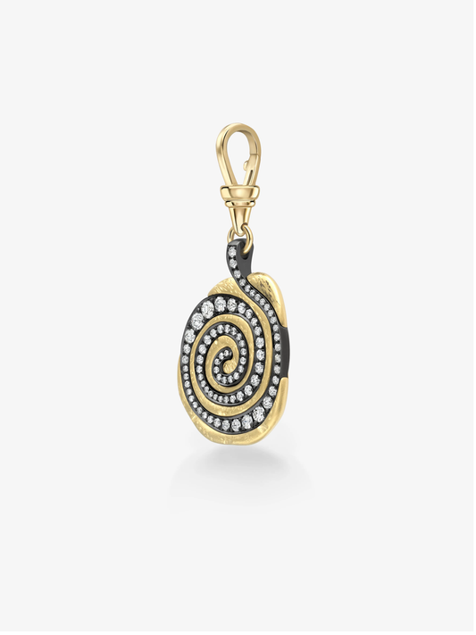 Medallions Fern Diamond Pendant View 4