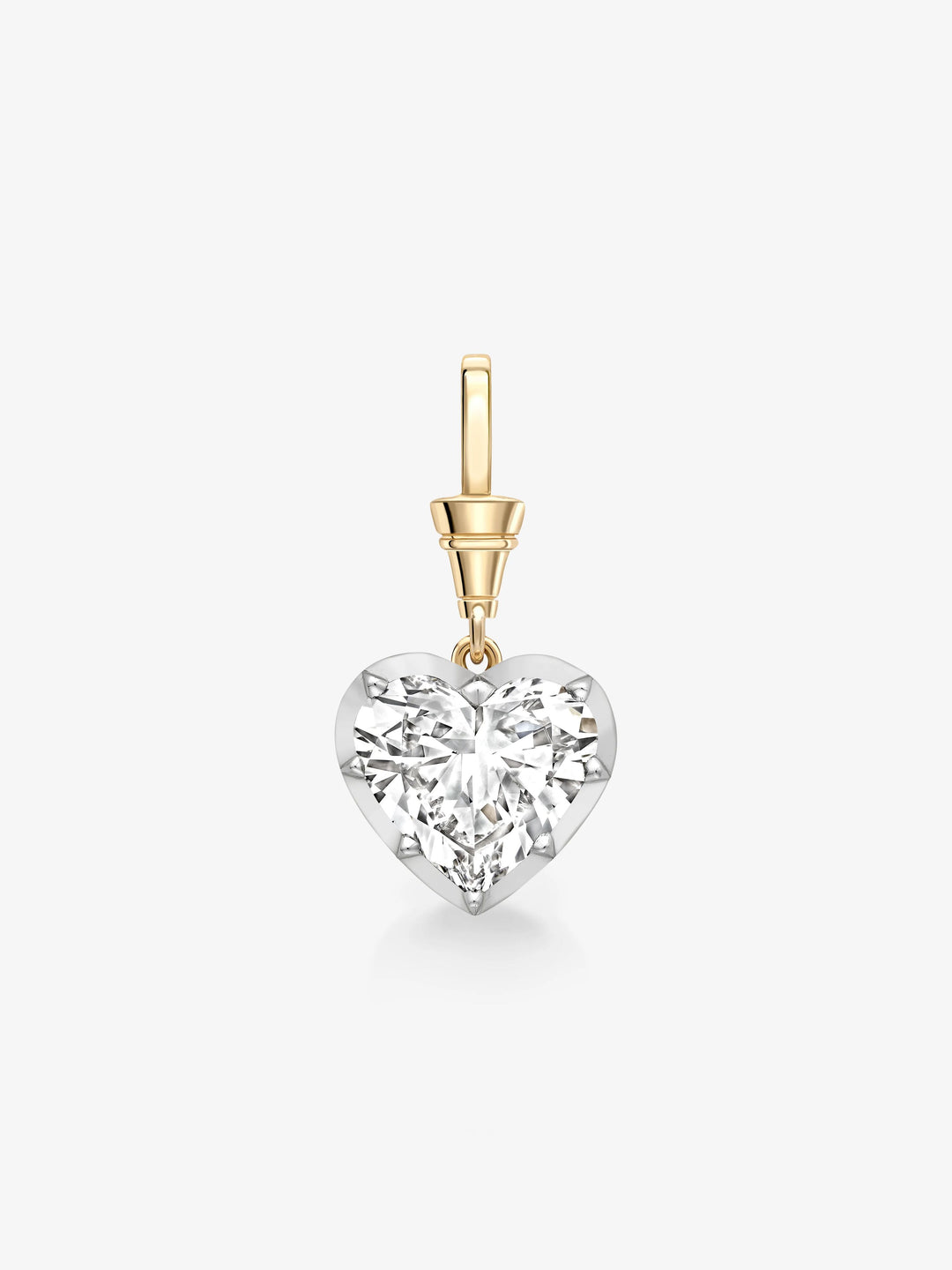 Ball n Chain 7.59ct Heart-Shaped Diamond Pendant  View 1