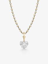 Ball n Chain 7.59ct Heart-Shaped Diamond Pendant