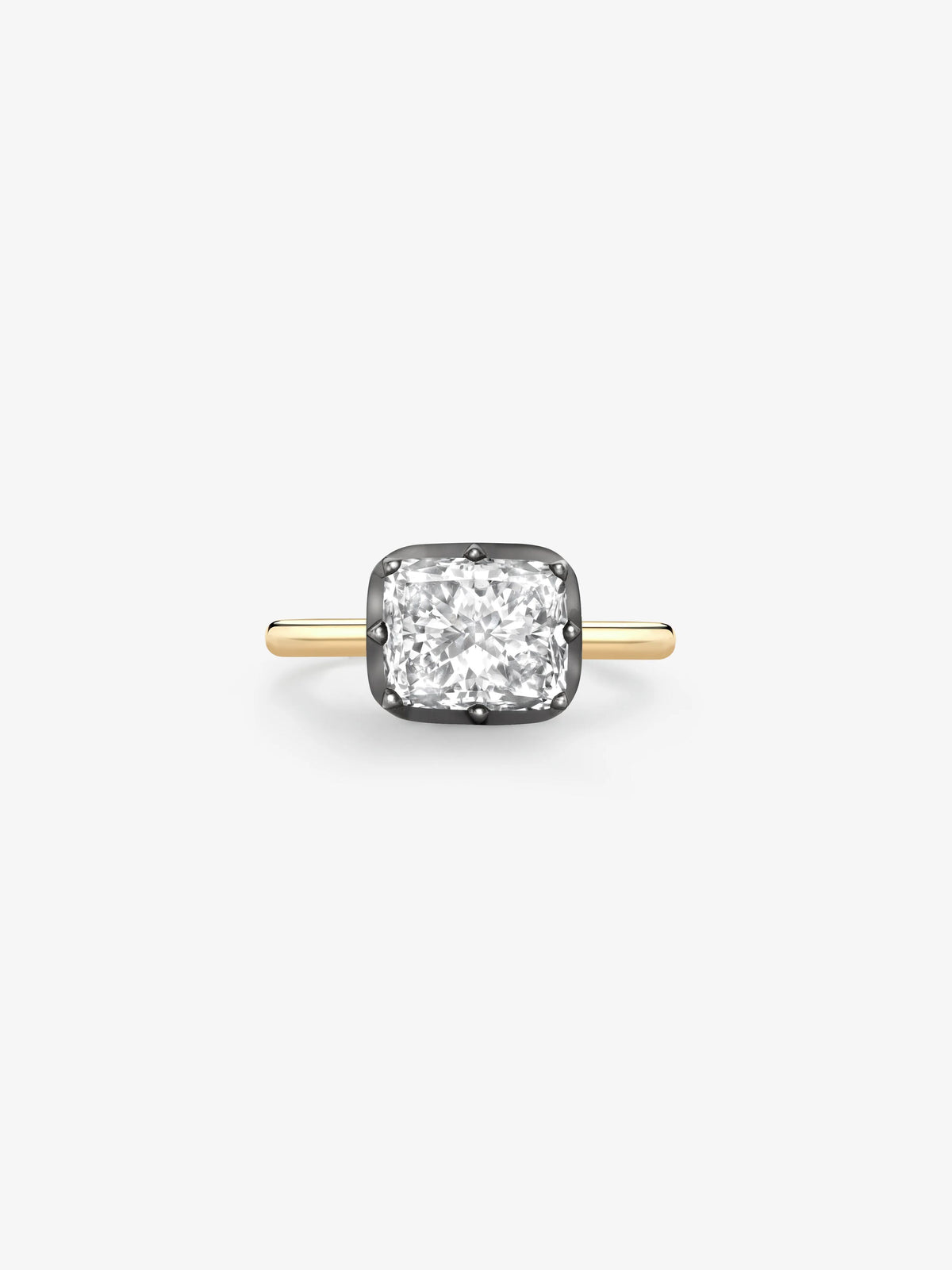 2.51ct East-West Cushion Diamond Button Back Ring – Jessica McCormack UK