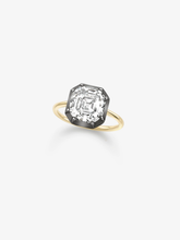 5.21ct Emerald Cut Diamond Button Back Ring