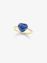 2.59ct Heart-Shaped Sapphire Button Back Ring