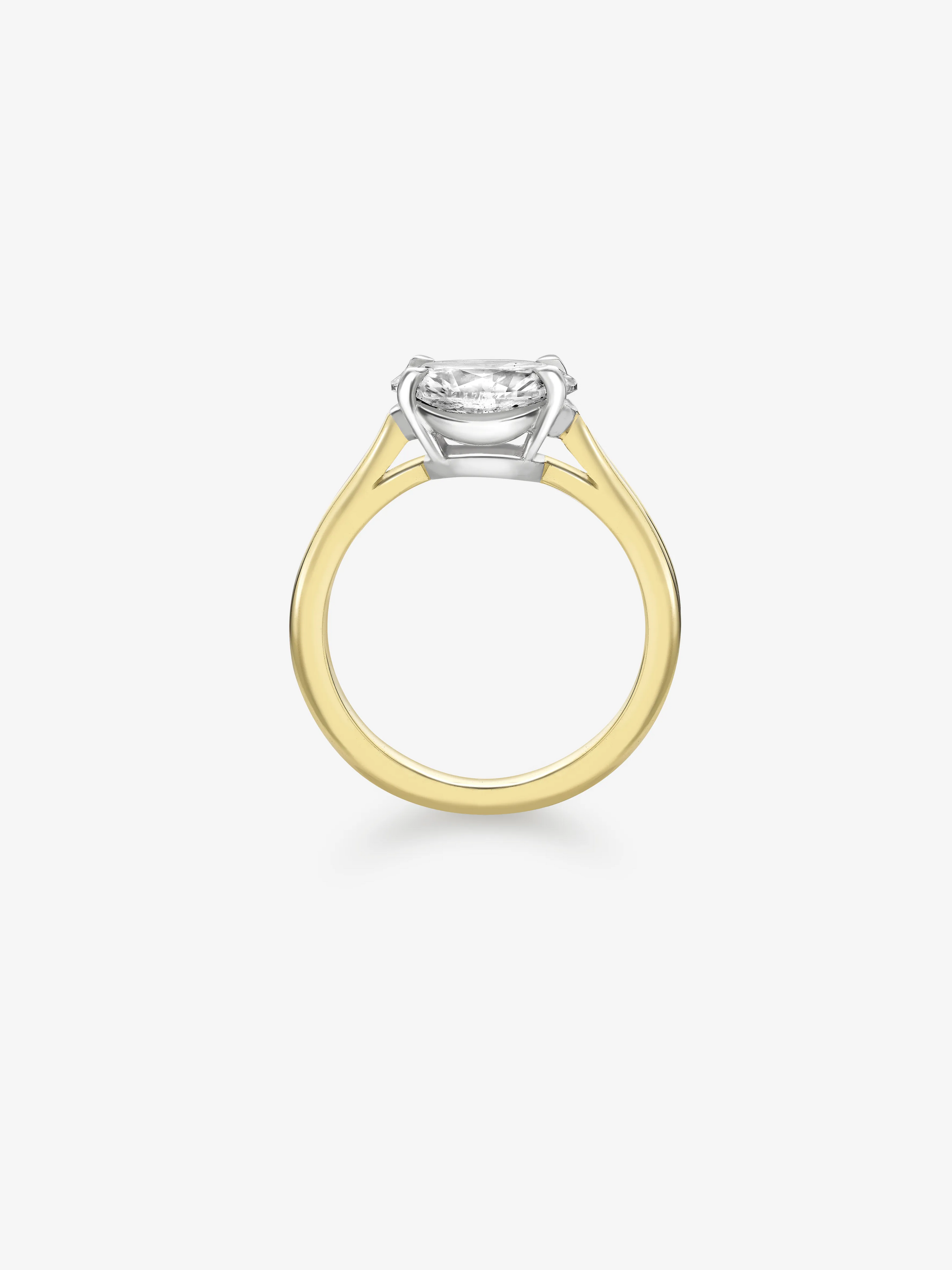 1.50ct East-West Oval Diamond Ring View 4