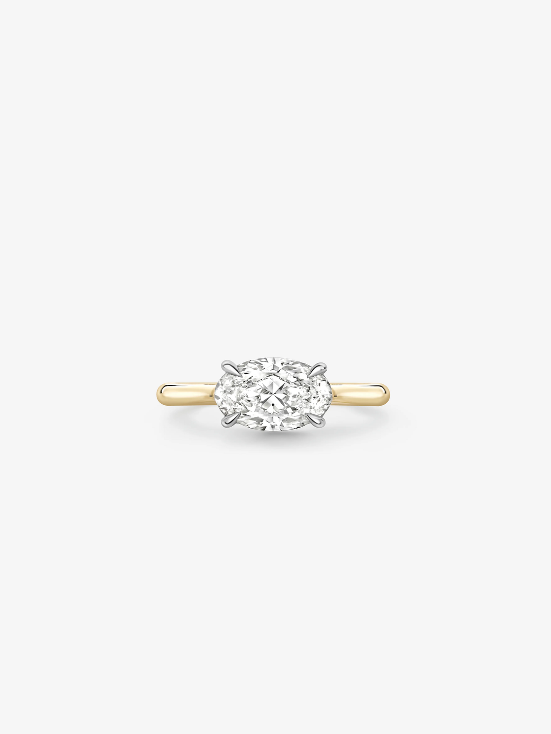 1.50ct East-West Oval Diamond Ring  View 1