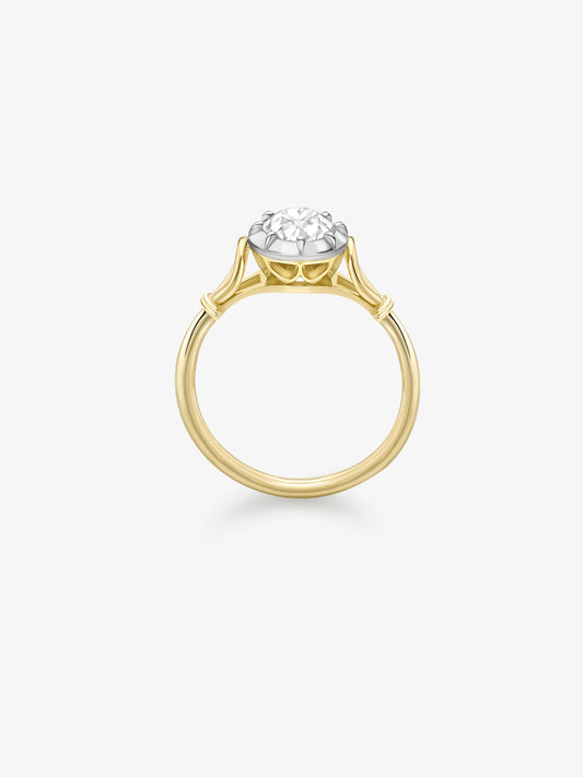 Georgian Loop 0.94ct Diamond Ring View 3