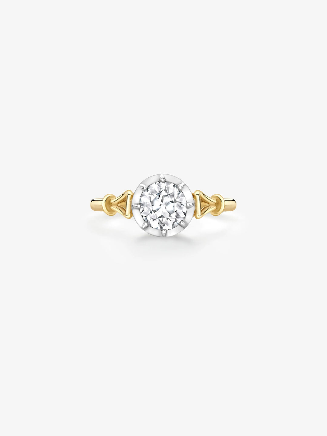 Georgian Loop 0.94ct Diamond Ring  View 1