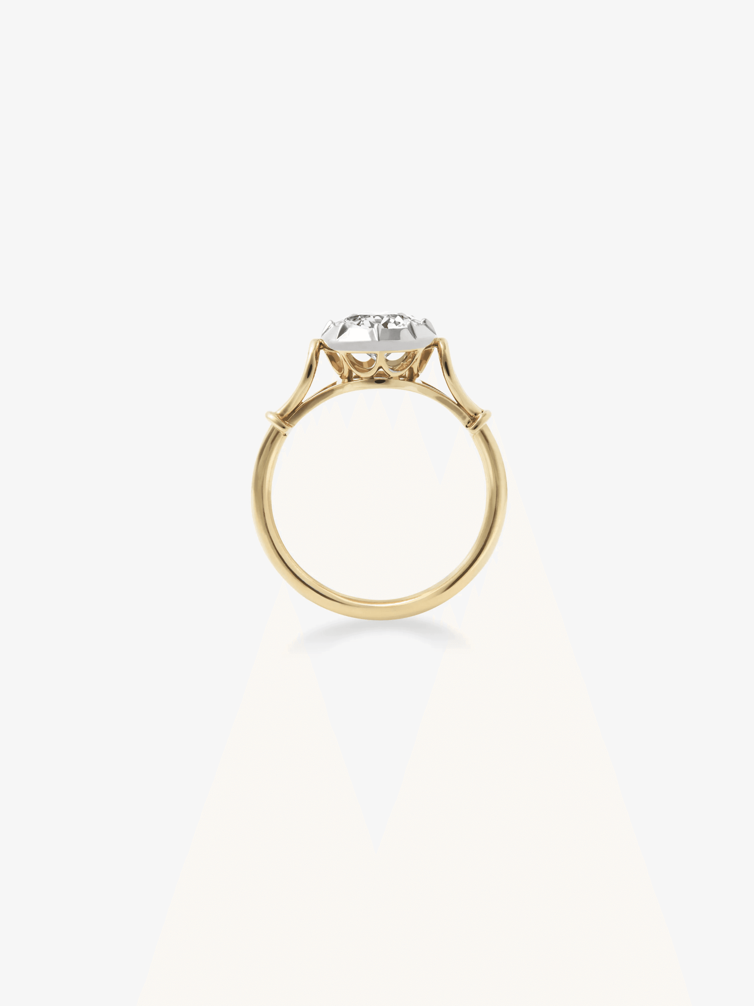 Georgian Loop 1.28ct Diamond Ring View 4