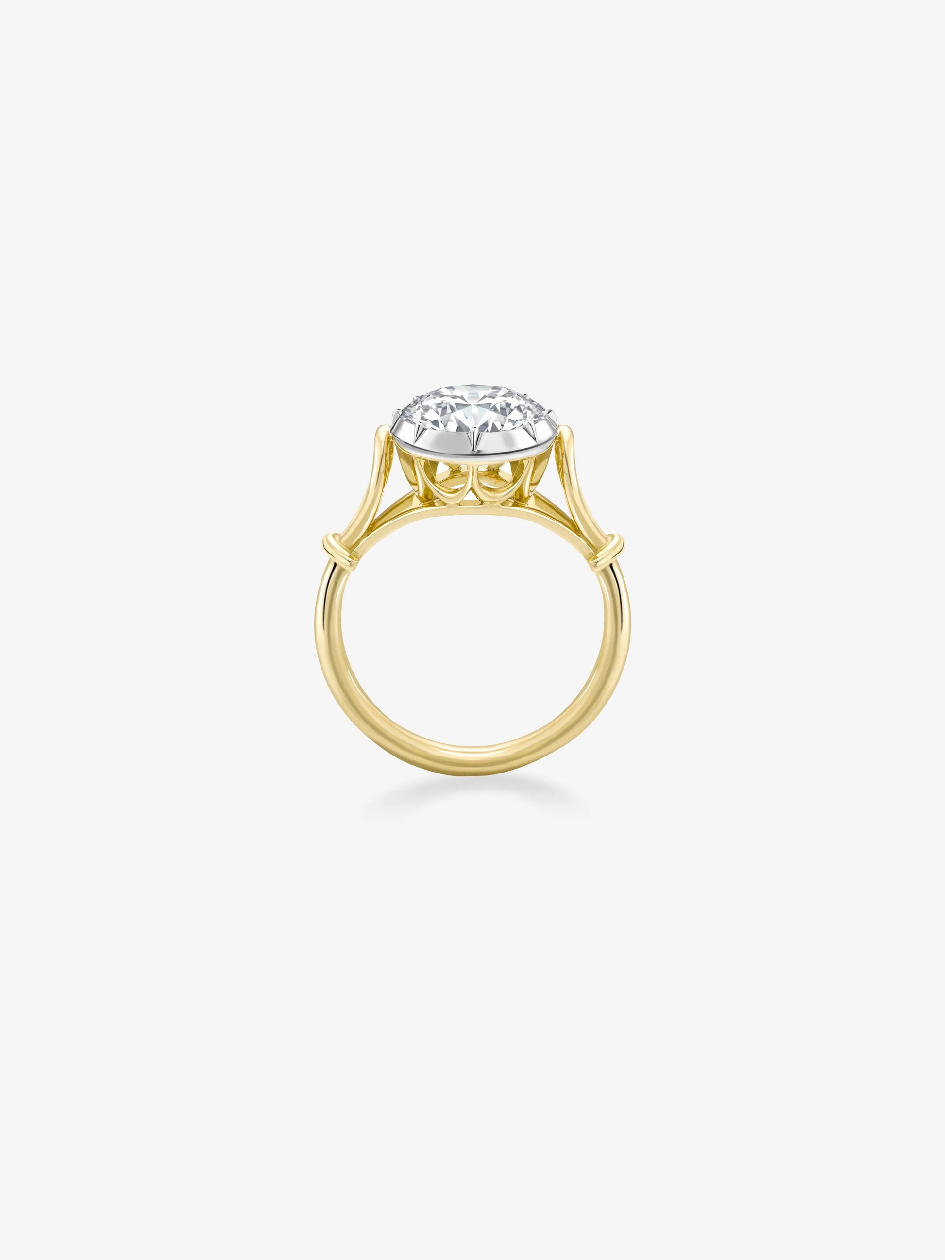1.83ct Georgian Loop Diamond Ring View 4