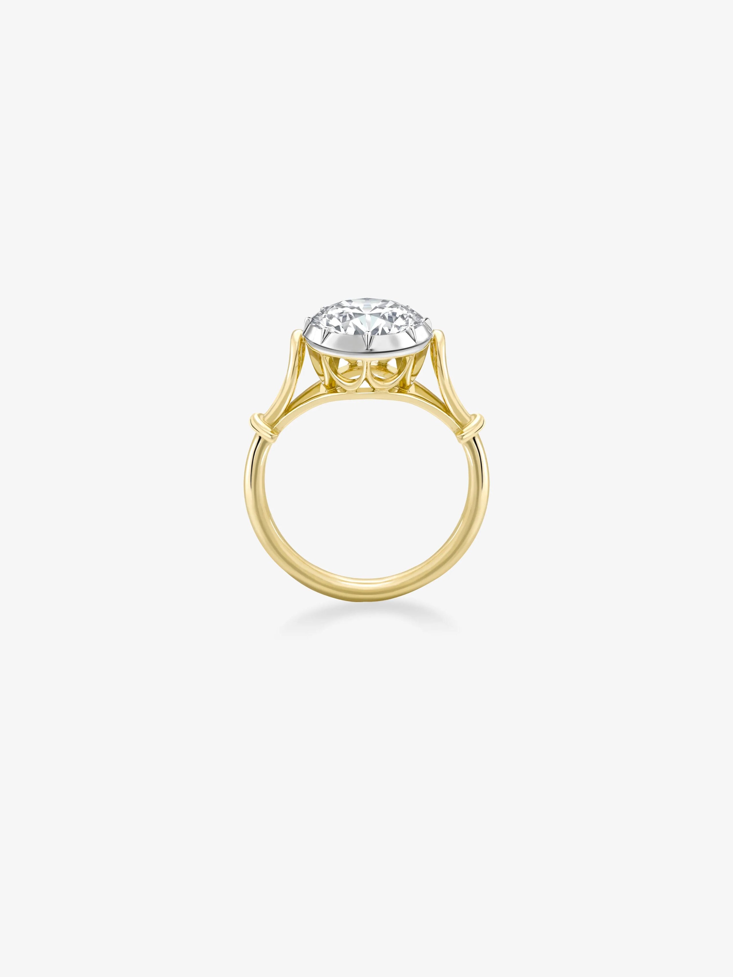 1.83ct Georgian Loop Diamond Ring View 4