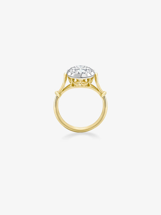 1.83ct Georgian Loop Diamond Ring View 4