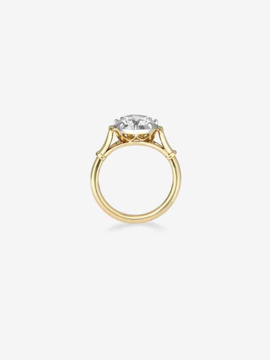 2.88ct Georgian Loop Diamond Ring View 4