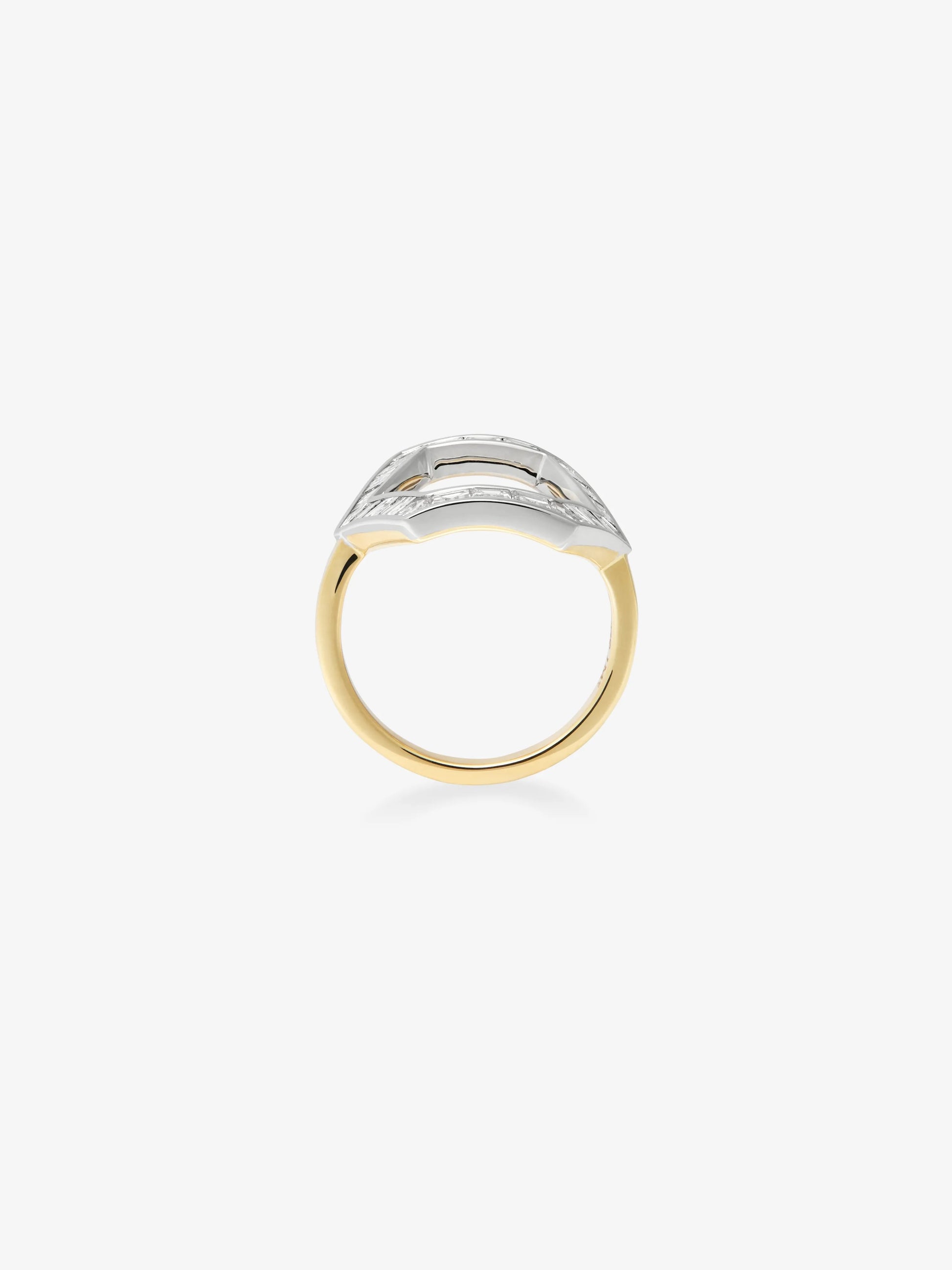 Hex Diamond Ring View 4