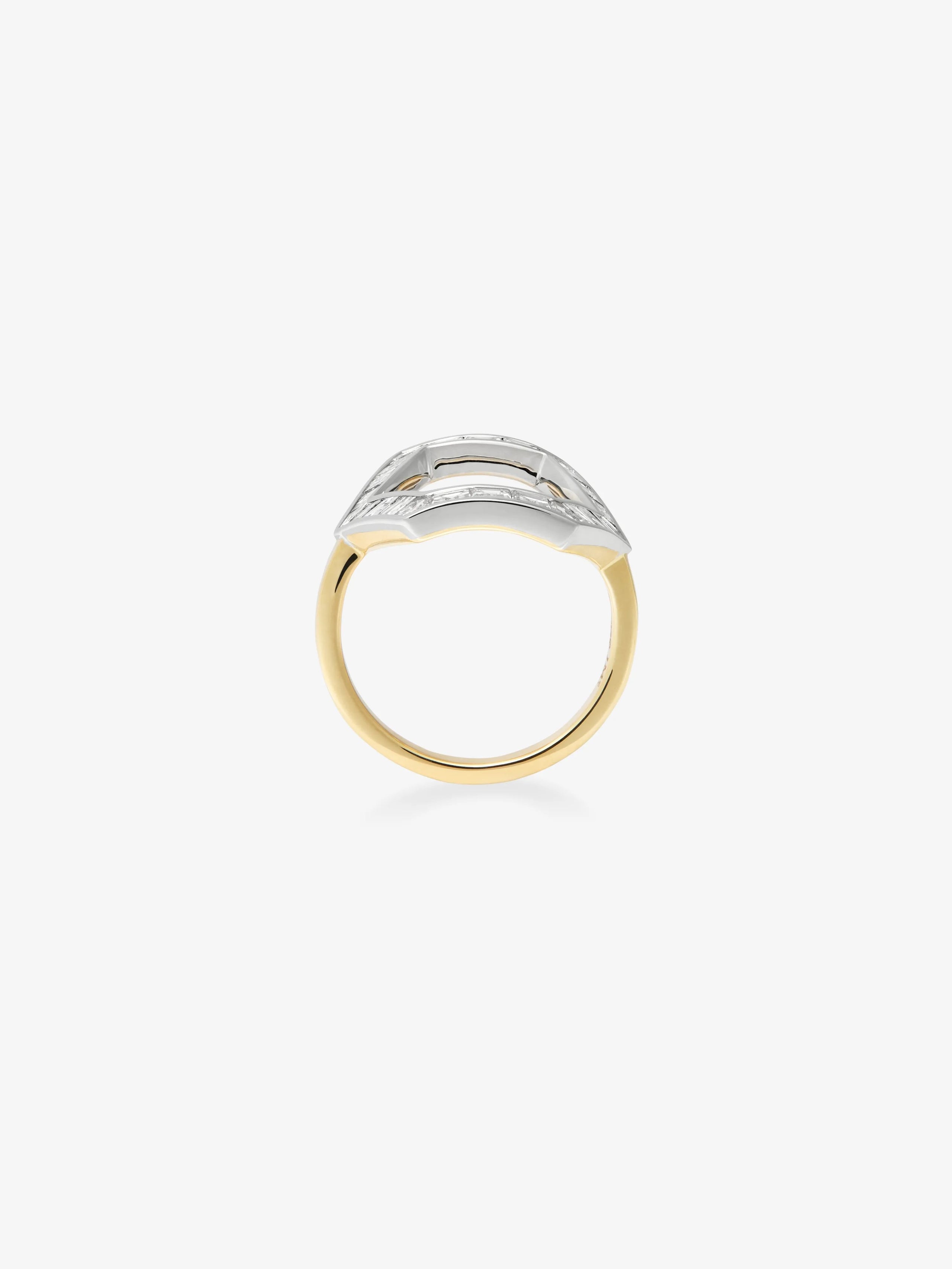 Hex Diamond Ring View 4