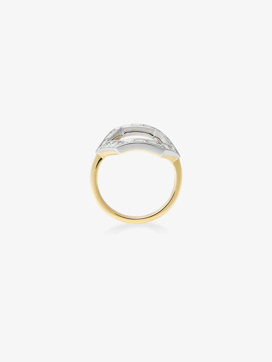 Hex Diamond Ring View 4