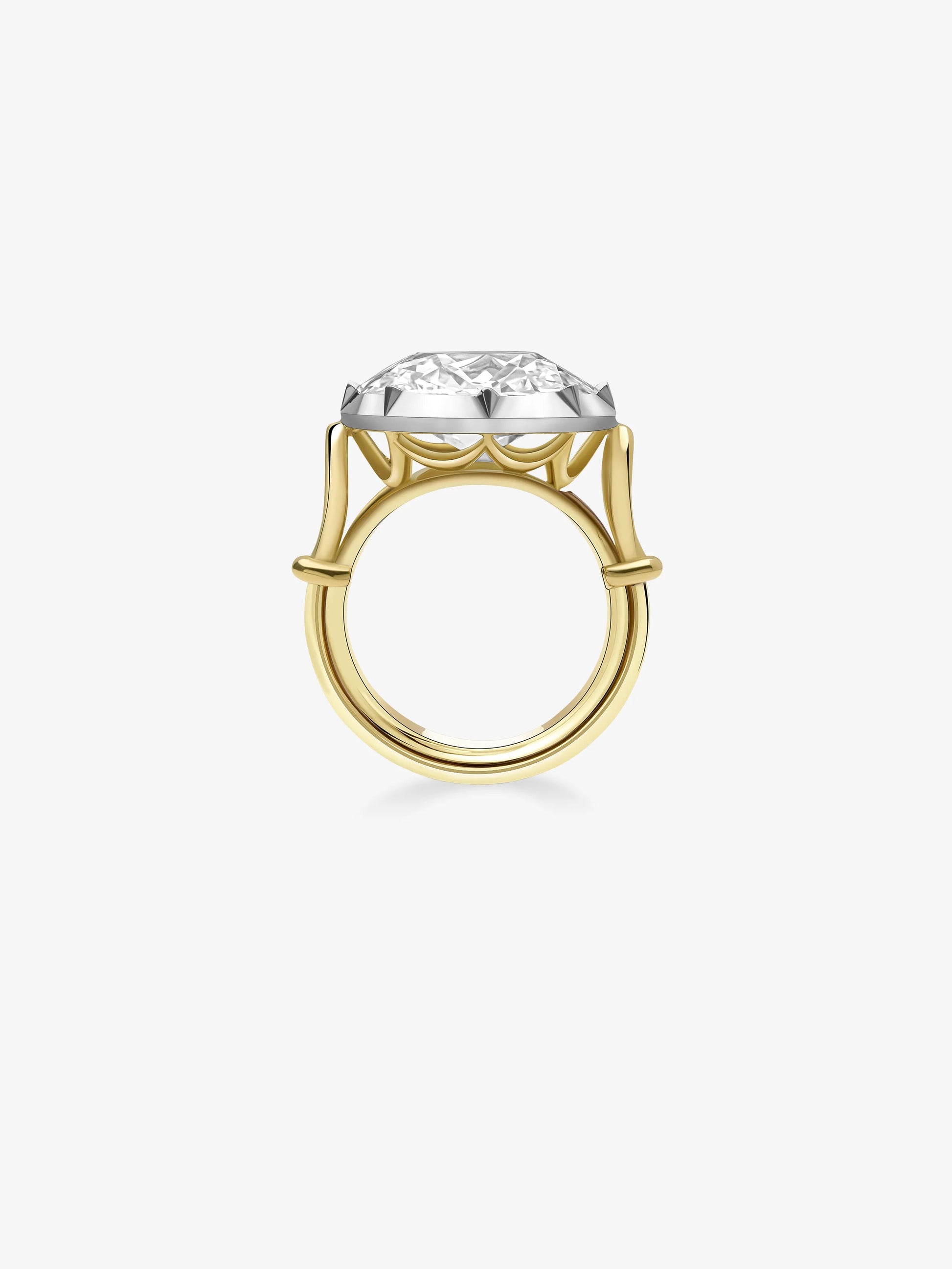 9.50ct Snowdrop Diamond Ring View 4