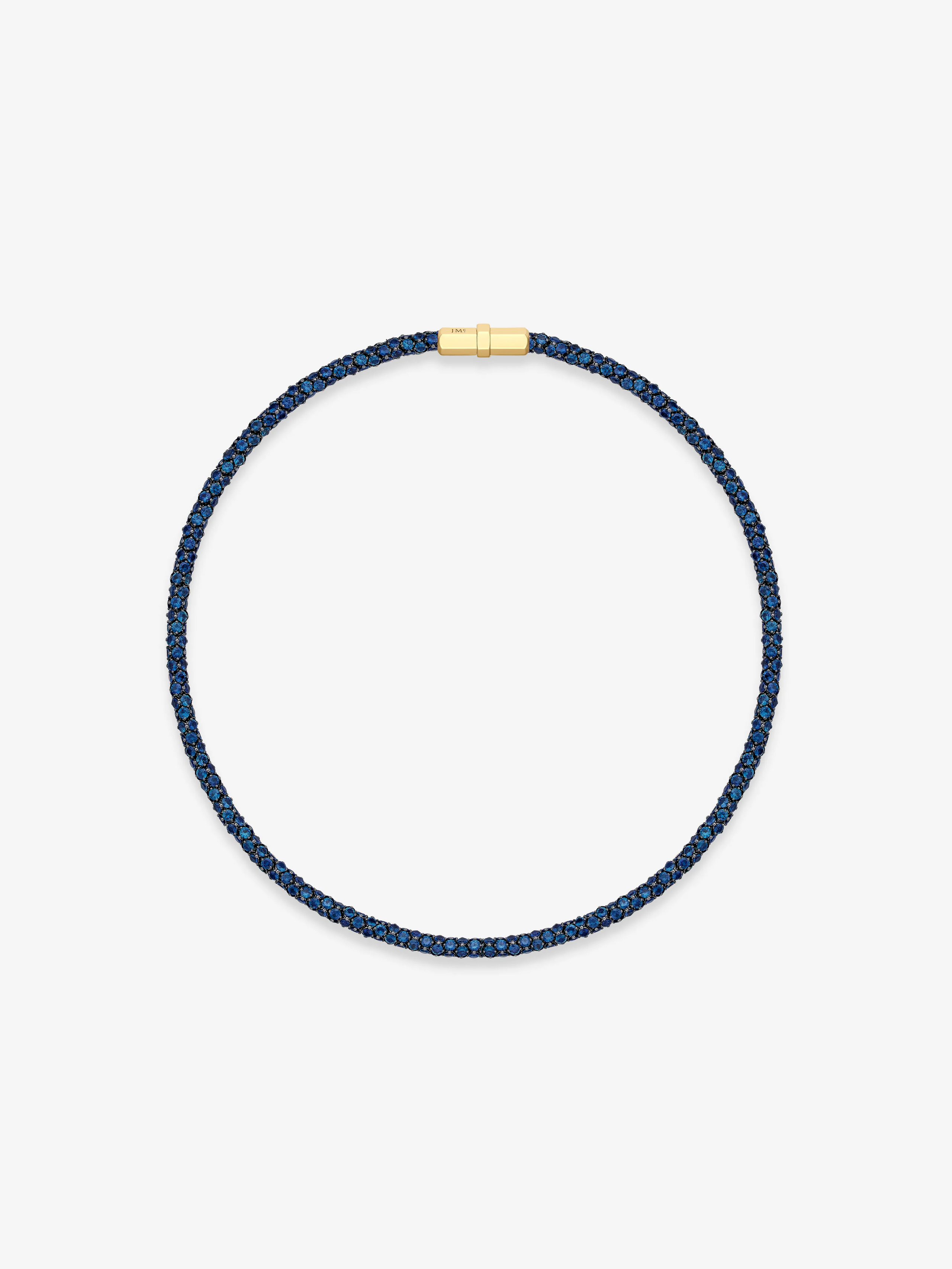 Tempest Narrow Sapphire Necklace View 1