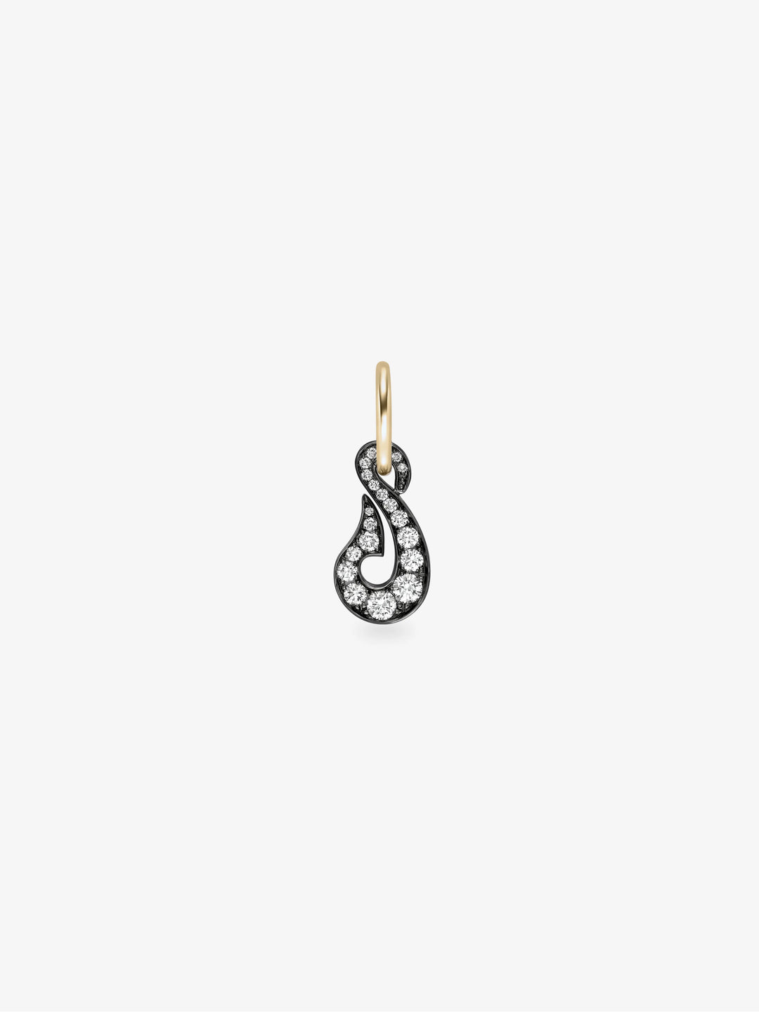 Hello Sailor Off The Hook Diamond Single Gypset Hoop Earring  View 1