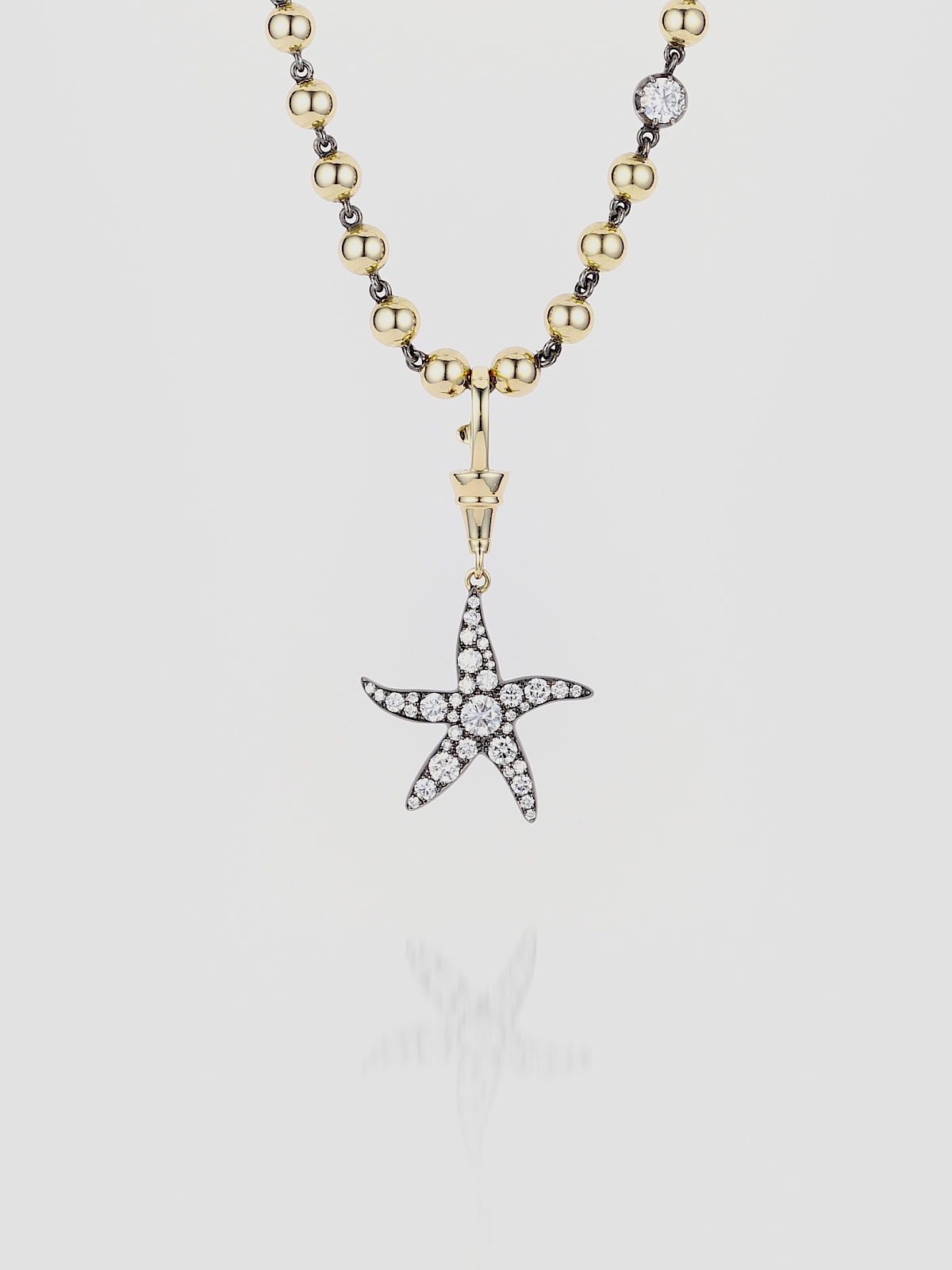 Hello Sailor Starfish Diamond Pendant Jessica McCormack