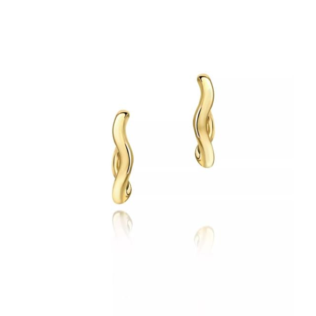 Carmela Gold Spaghetti Hoop Earrings