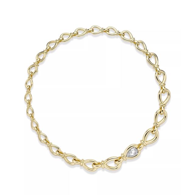 Arbor Knot Diamond Necklace