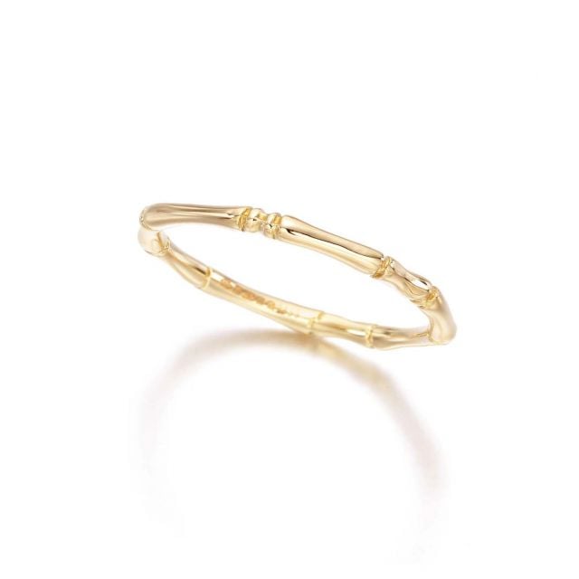 Bamboo Fine Yellow Gold Ring