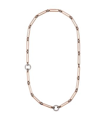 Gem Clip Diamond Long Necklace