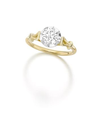 Signature Bridal Georgian Loop 0.80ct Diamond Engagement Ring
