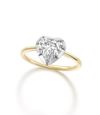 Signature Heart Shaped 1.78ct Button Back Ring